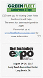 Mobile Screenshot of greenfleetconference.com
